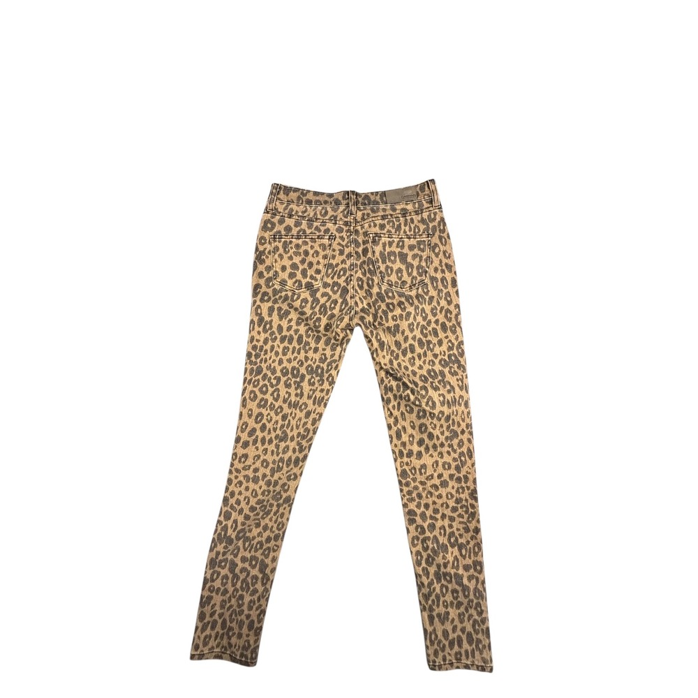 Carmar Los Angeles Leopard Print Skinny Jeans Brown Tan Animal Print‎ Size 26 - Picture 2 of 6